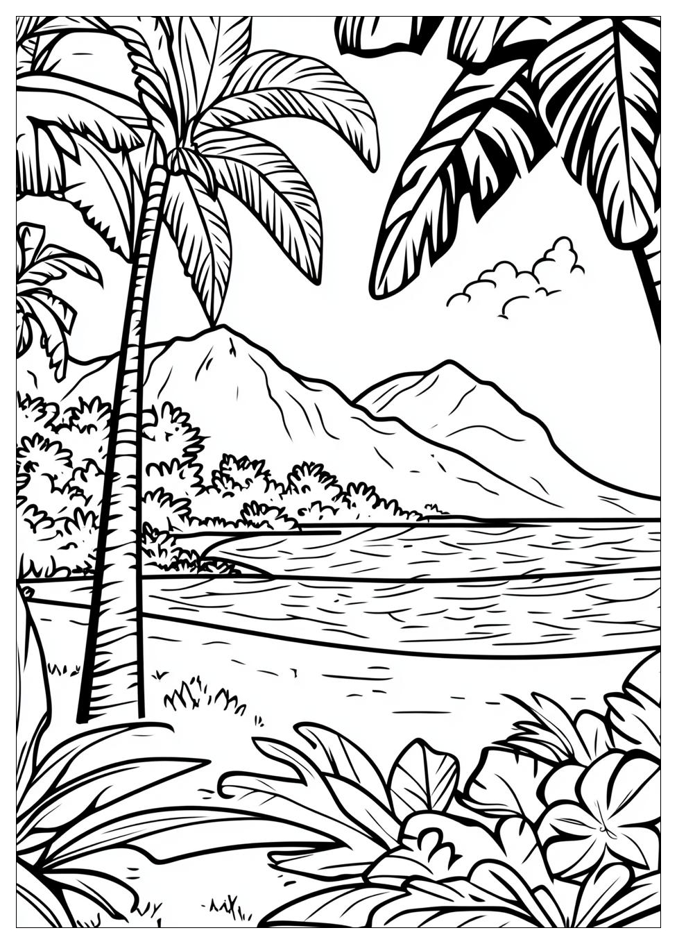 Hawaii Kolorowanki Do Druku 1