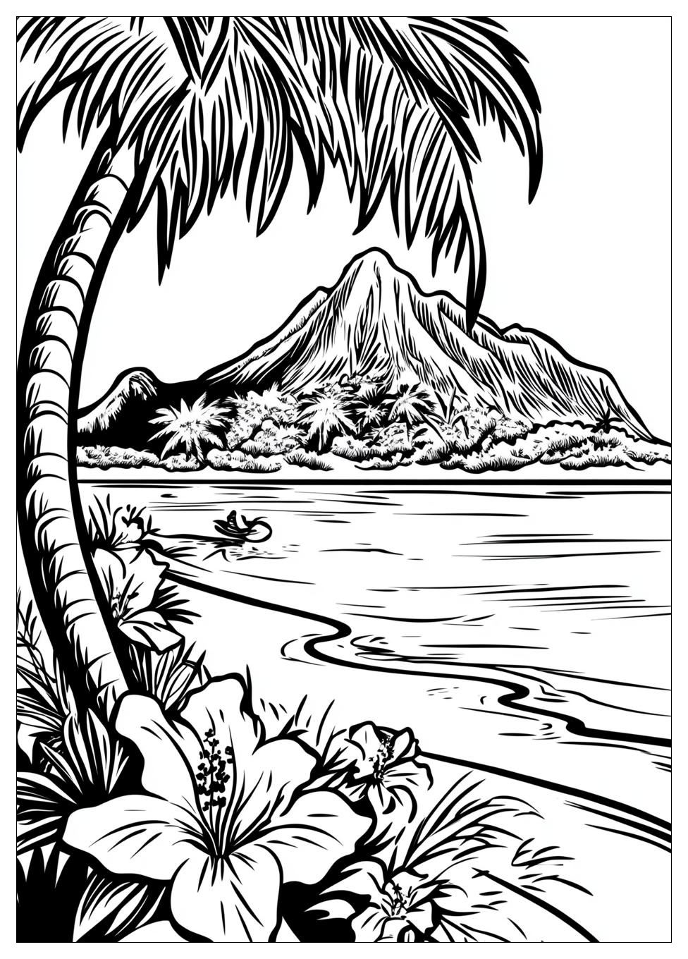 Hawaii Kolorowanki Do Druku 19