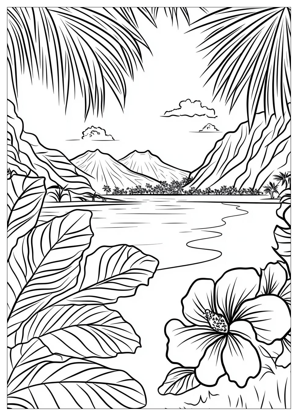 Hawaii Kolorowanki Do Druku 6