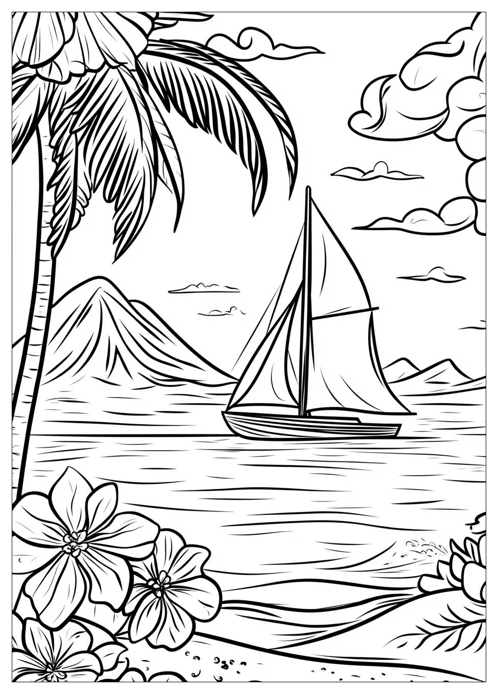 Hawaii Kolorowanki Do Druku 8