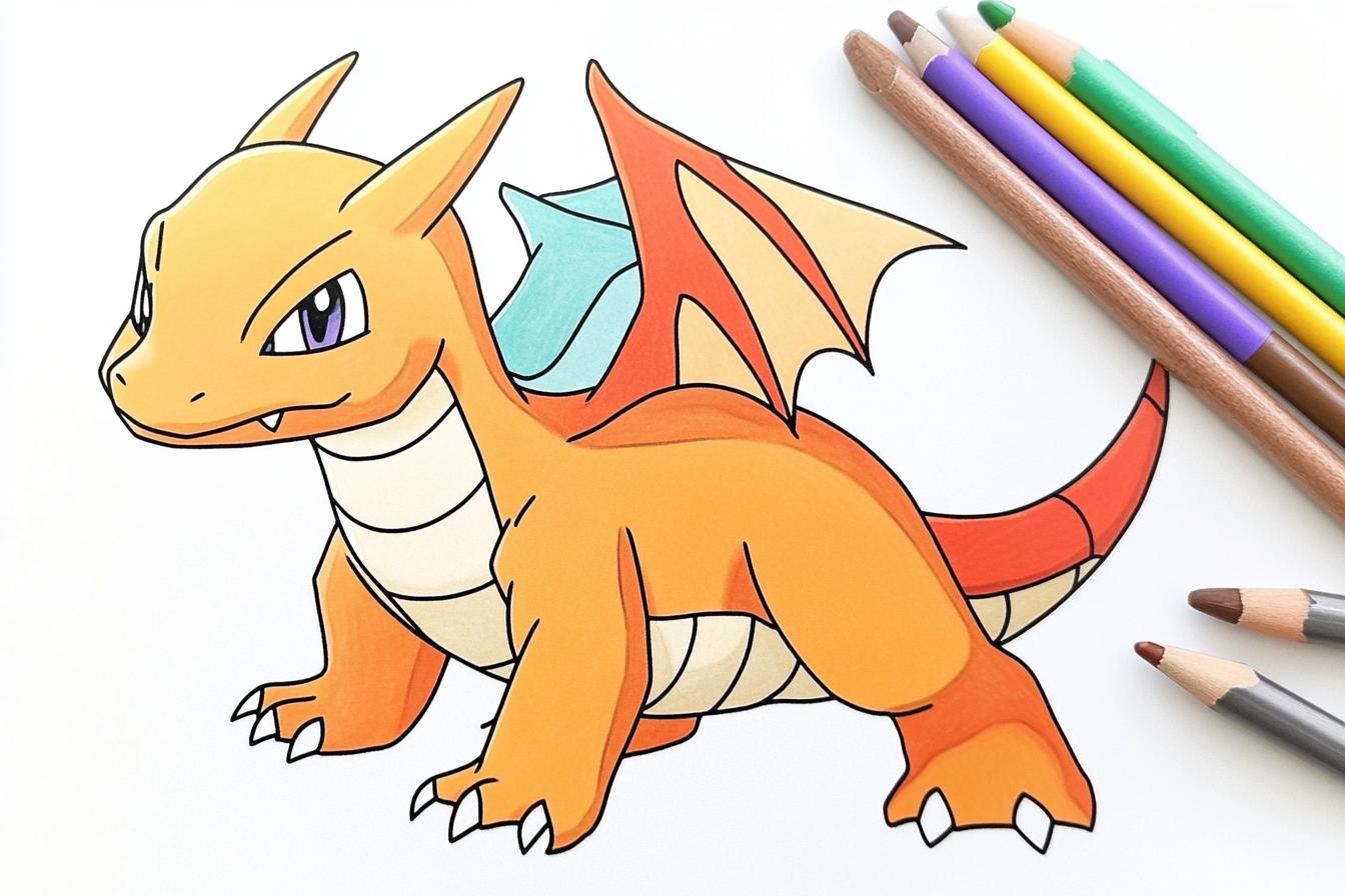 Kolorowanki Charizard : Odkryj Magię Kolorowania Charizarda