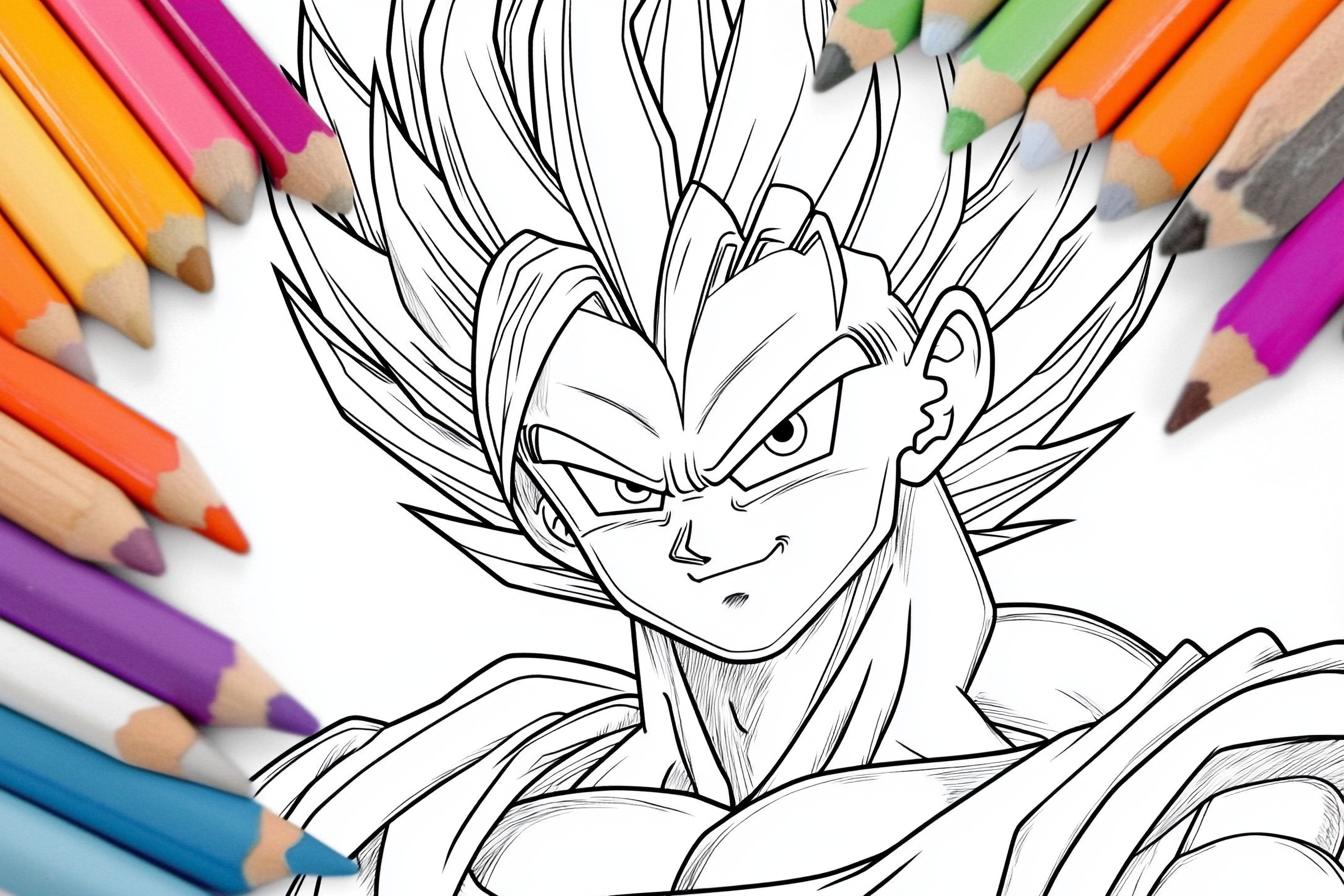 Kolorowanki Dragon Ball Z : Zanurz się w świecie Goku i przyjaciół