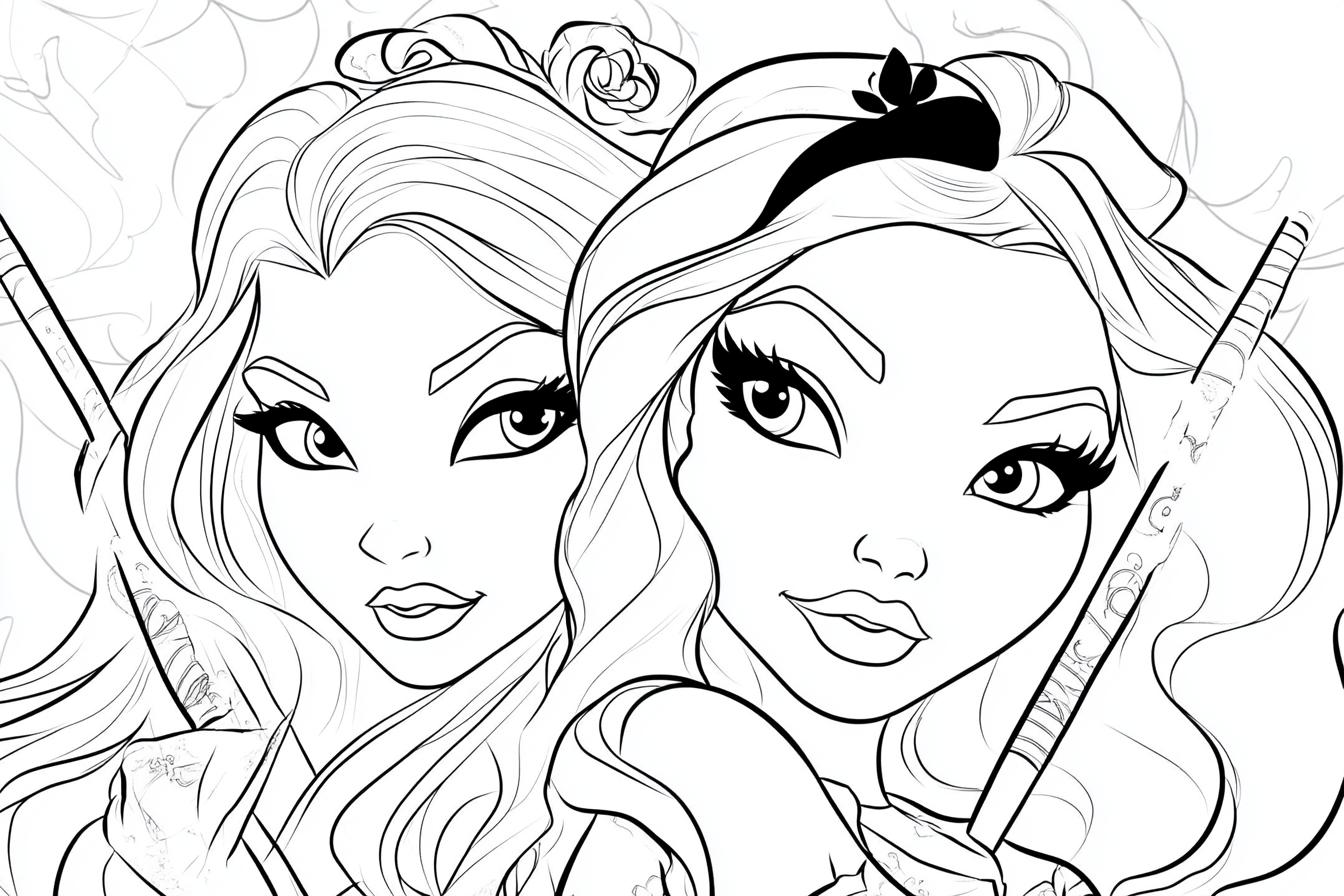 Kolorowanki Ever After High : Magia Koloru i Zabawy