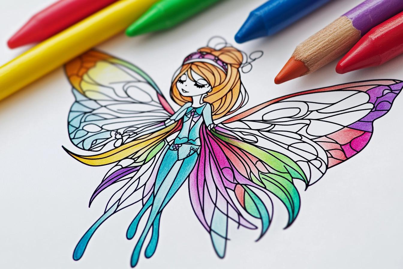 Kolorowanki Fairy : Magia Koloru i Wyobraźni