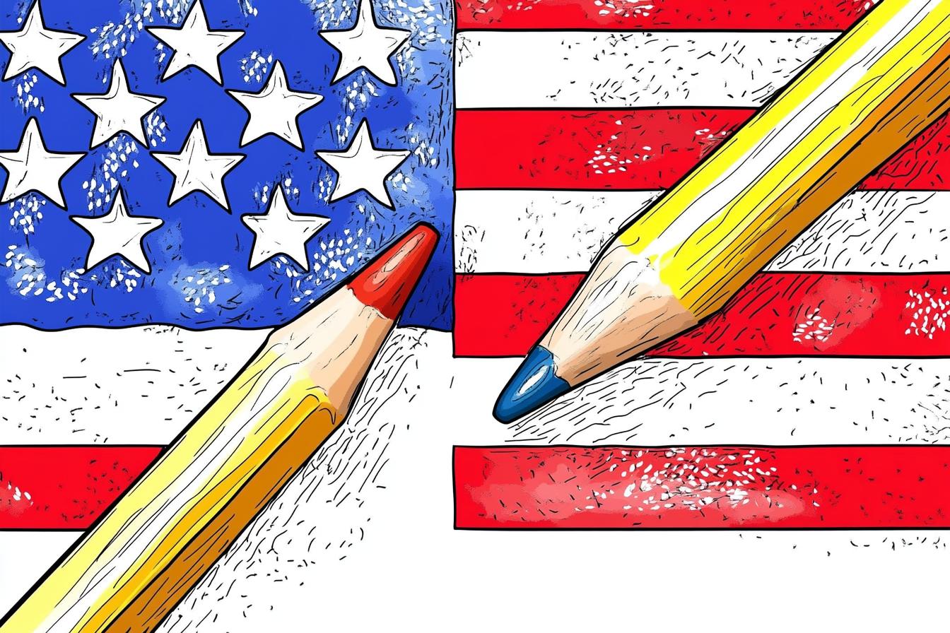 Kolorowanki Flaga USA : Zabawa i nauka z flagą USA