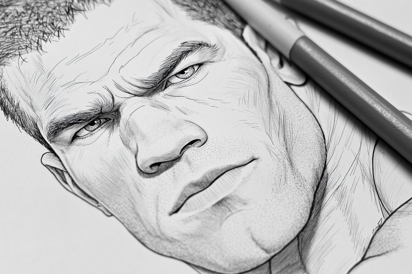 Kolorowanki John Cena : Zabawa i Kreacja dla Fanów