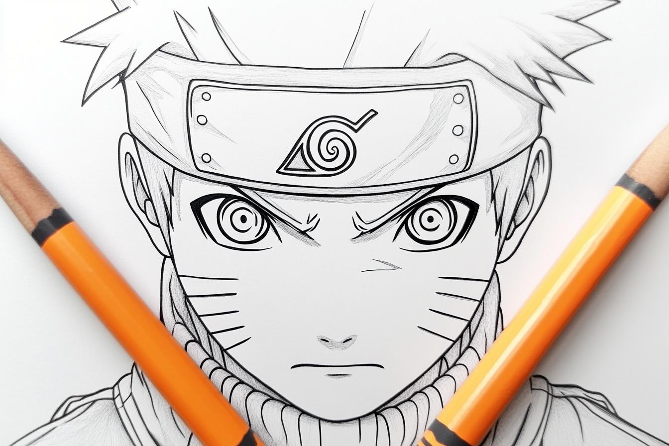 Kolorowanki Kakashi : Koloruj swojego ulubionego shinobi
