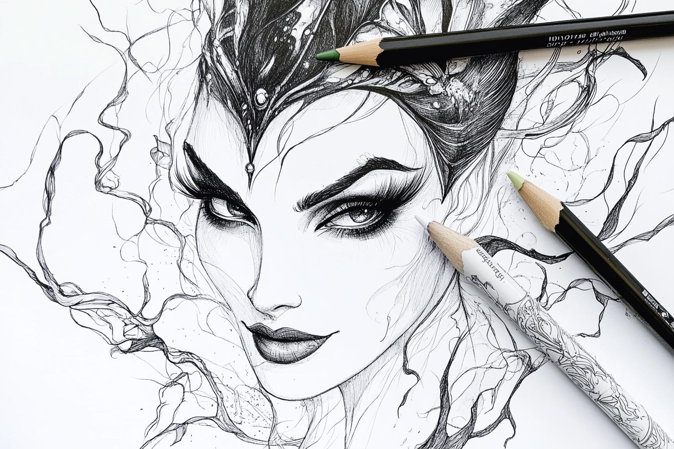Kolorowanki Maleficent : Kreatywna zabawa z Maleficent