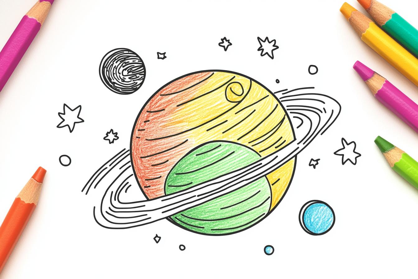 Kolorowanki Mars : Podróż na Czerwoną Planetę