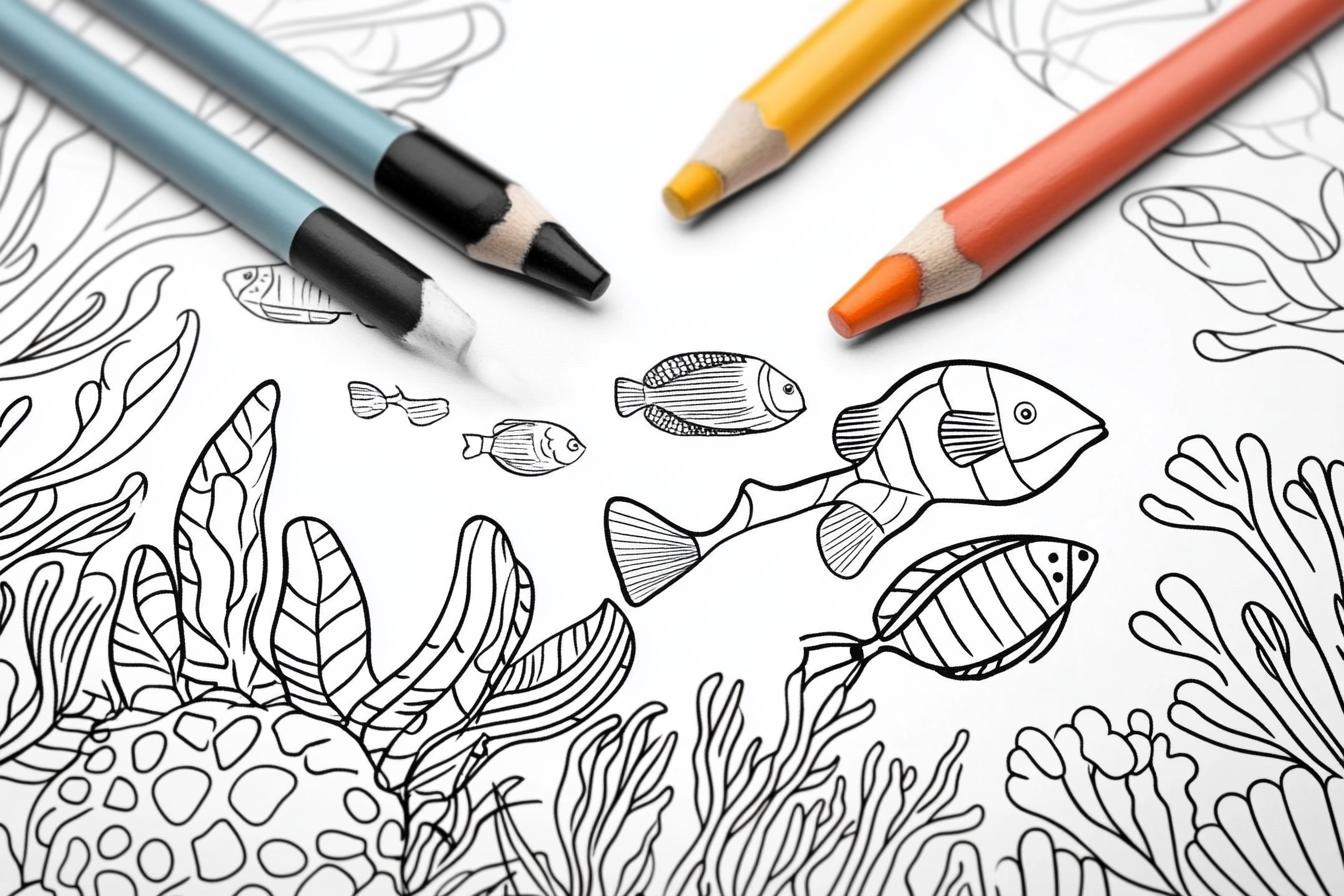 Kolorowanki Morskie Stworzenia : Zanurz się w Kolorach Oceanu