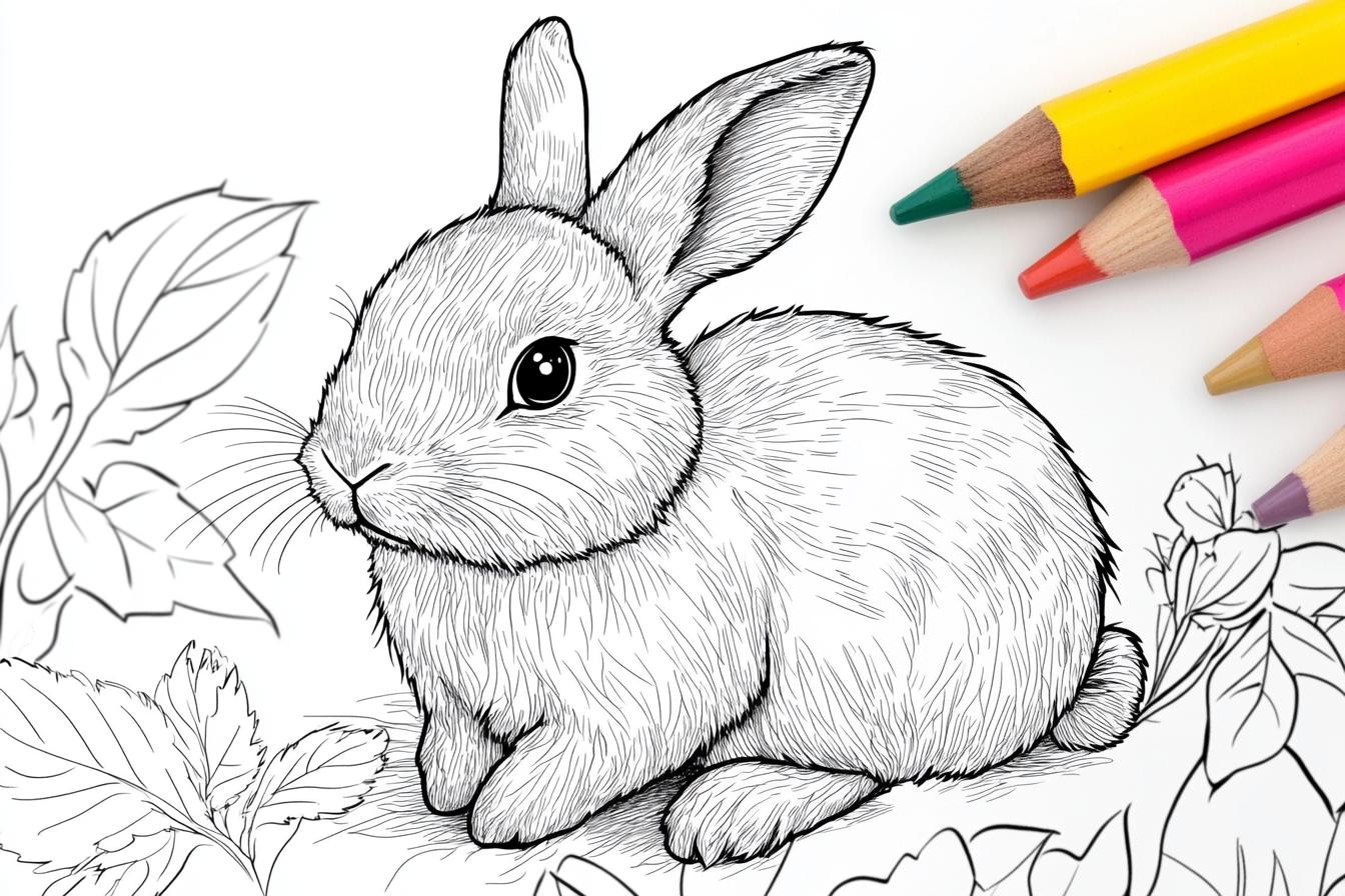 Kolorowanki Rabbit : Zabawa, Kreatywność i Nauka
