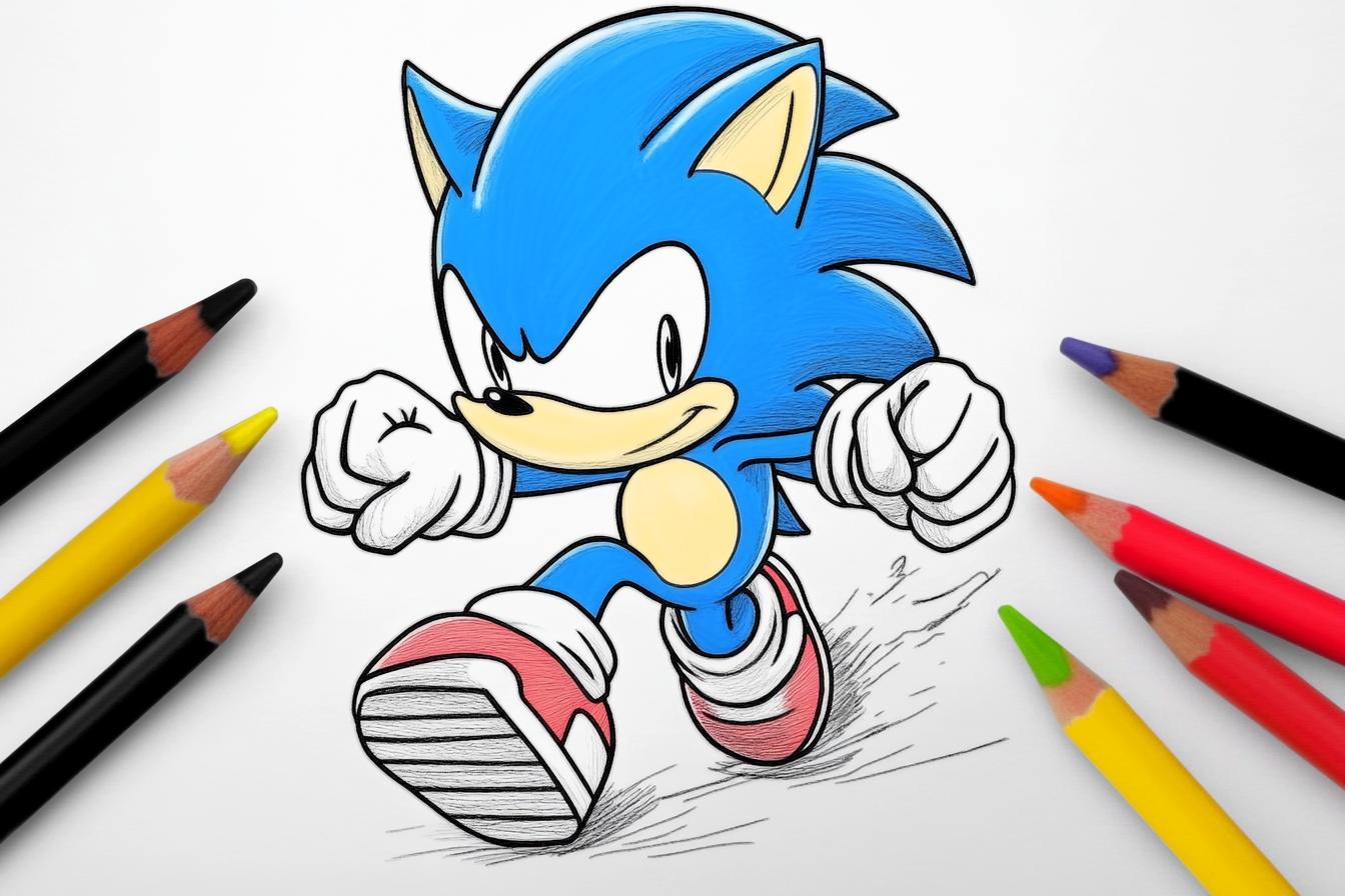 Kolorowanki Sonic Exe : Kolorowanie Grozy i Horroru