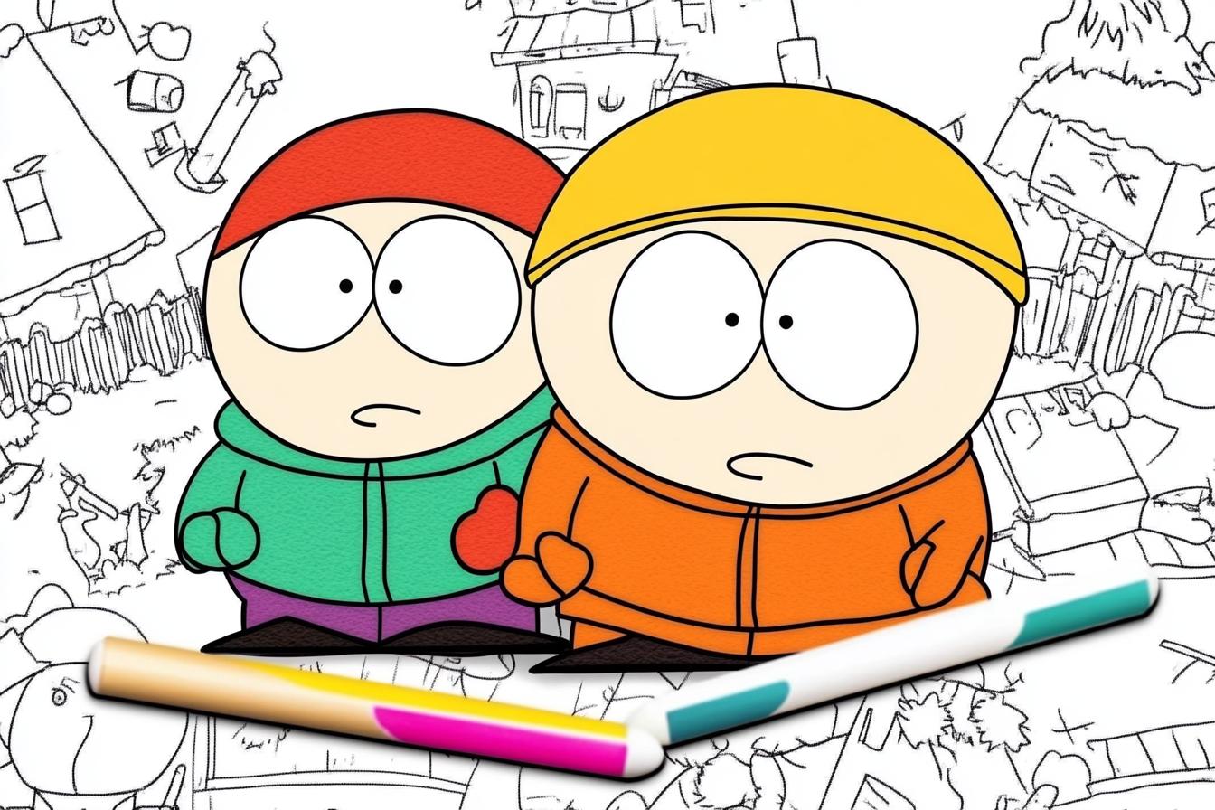 Kolorowanki South Park : Zabawa i Kreatywność z South Park