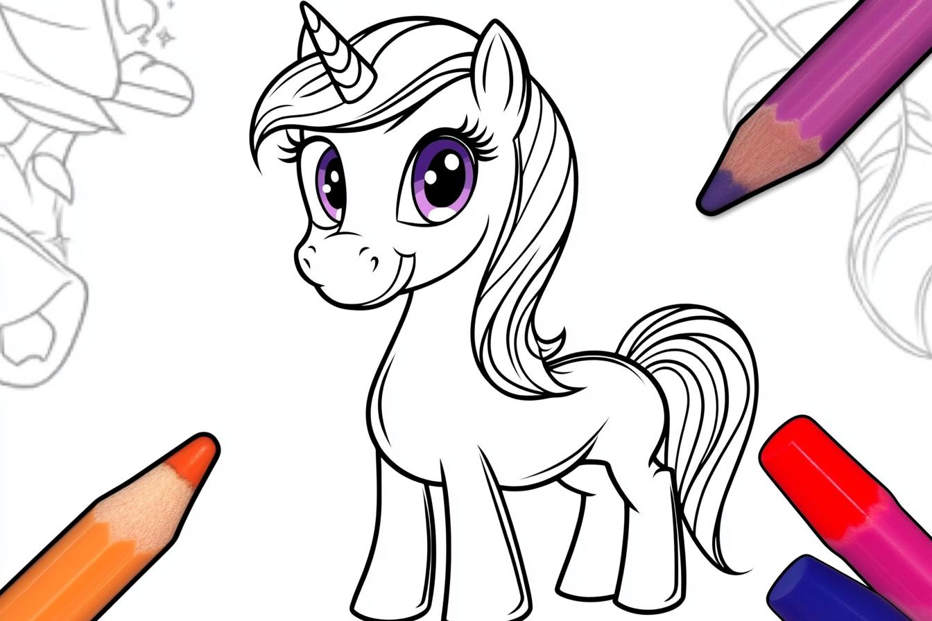 Kolorowanki Twilight Sparkle : Kolorowe przygody z My Little Pony