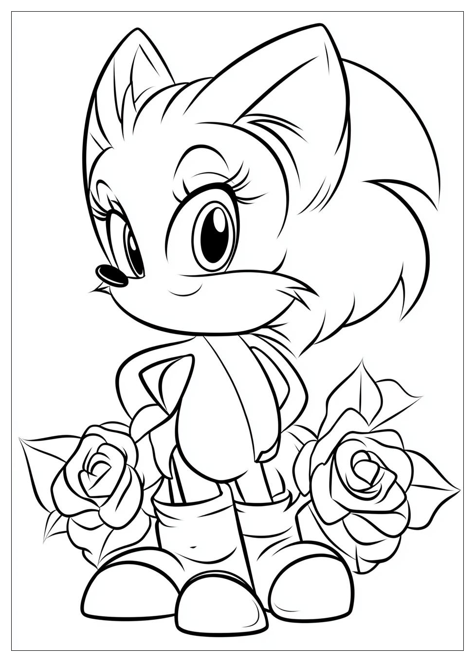 Kolorowanki Do Druku Amy Rose 14