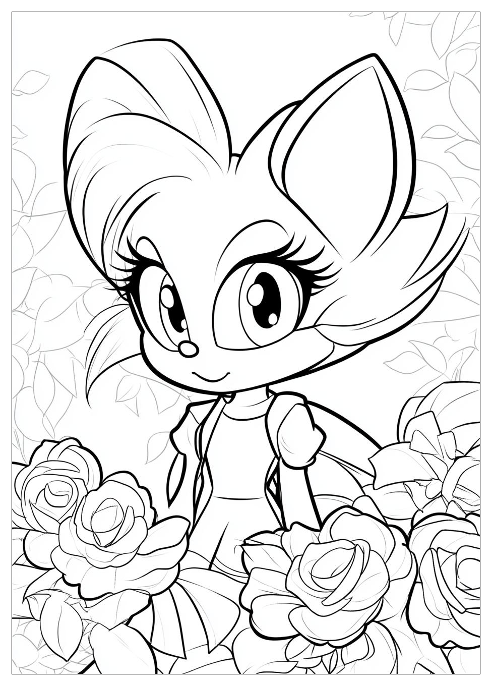 Kolorowanki Do Druku Amy Rose 15
