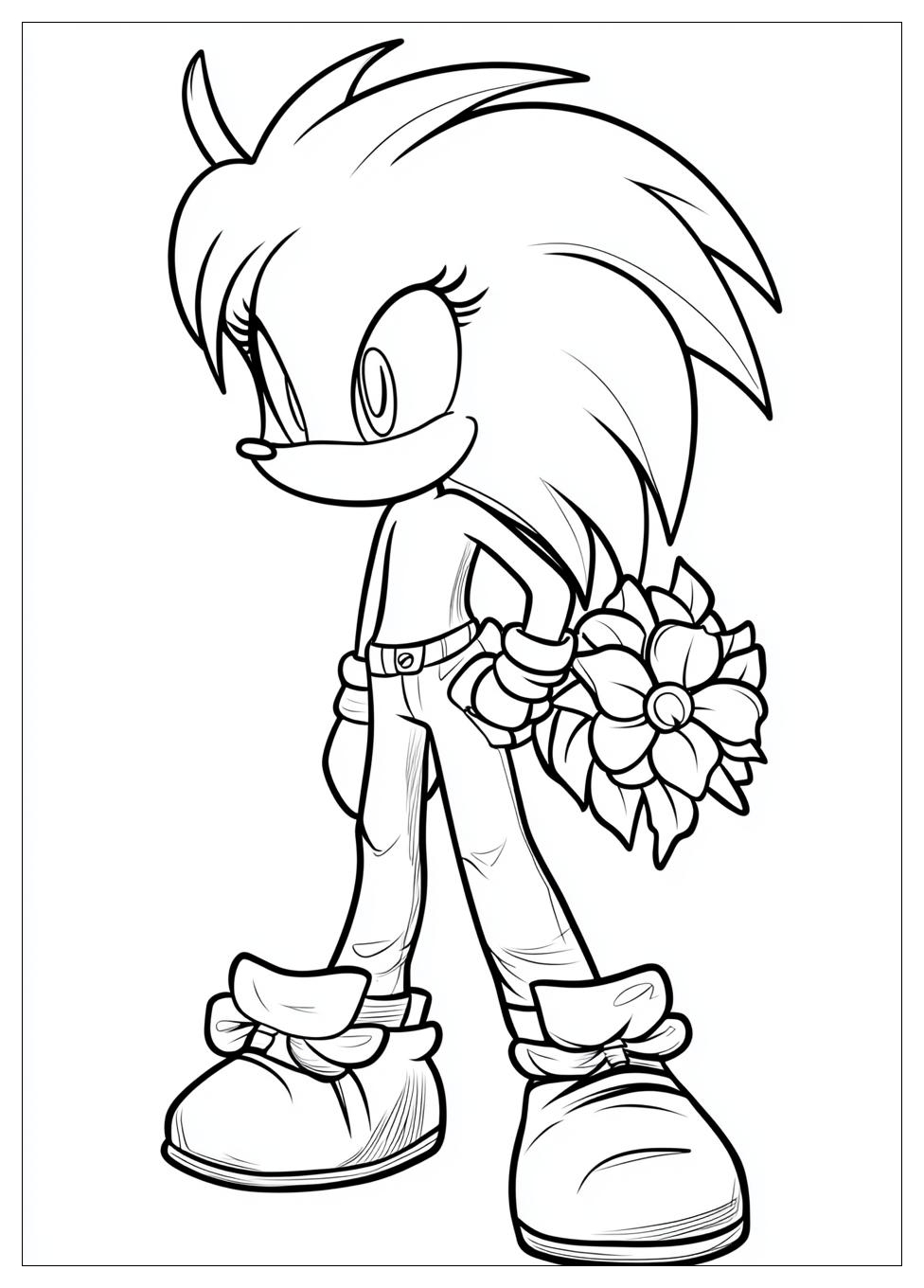 Kolorowanki Do Druku Amy Rose 4