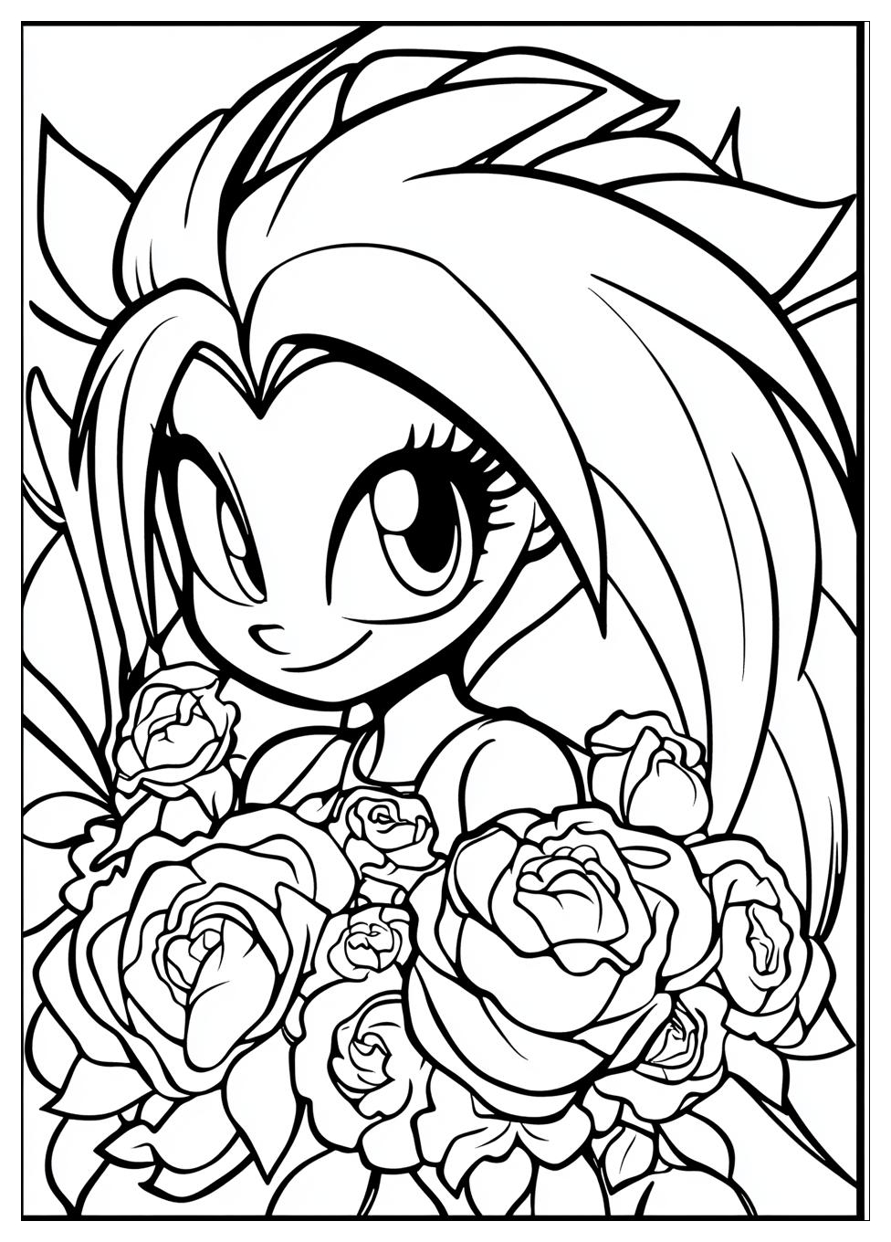 Kolorowanki Do Druku Amy Rose 5