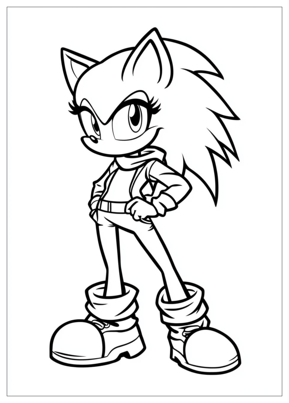 Kolorowanki Do Druku Amy Rose 7