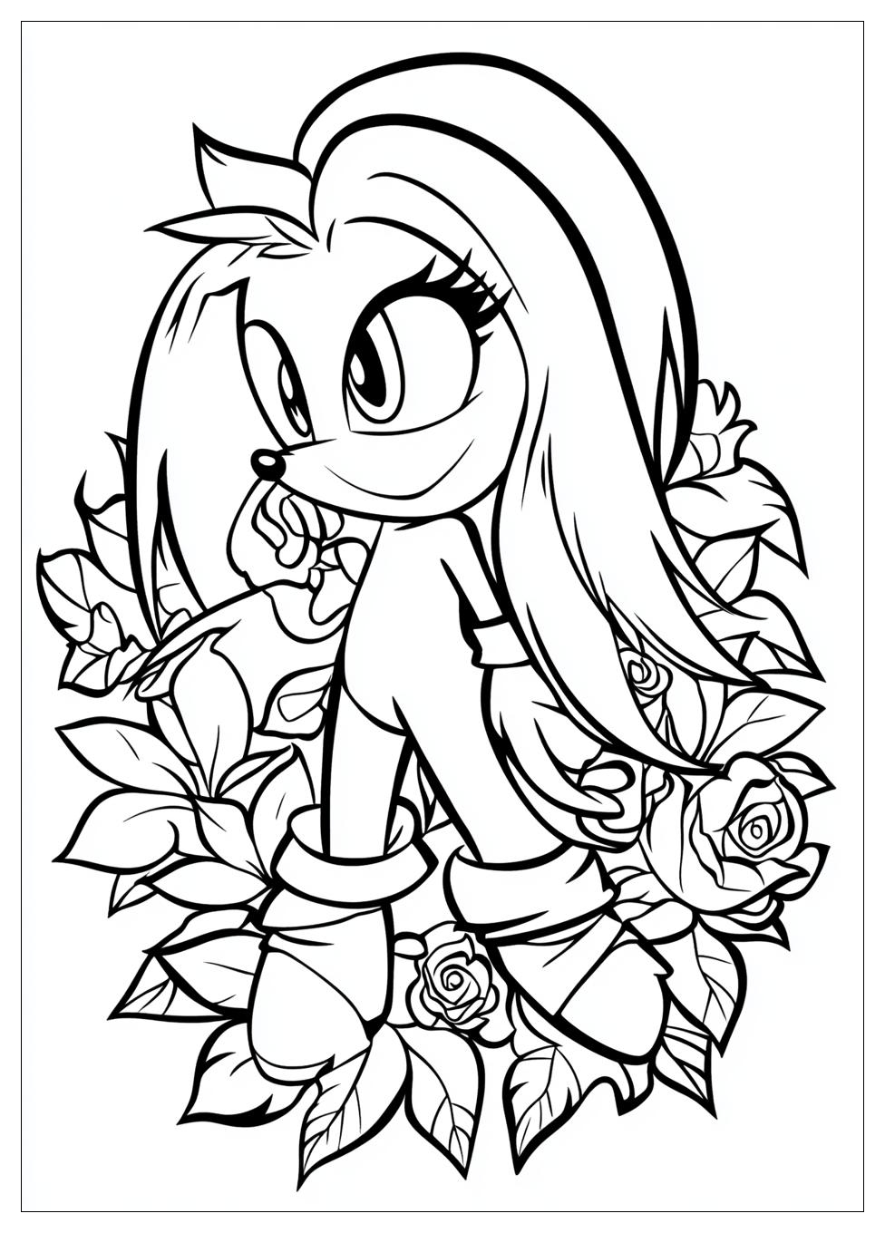 Kolorowanki Do Druku Amy Rose 9