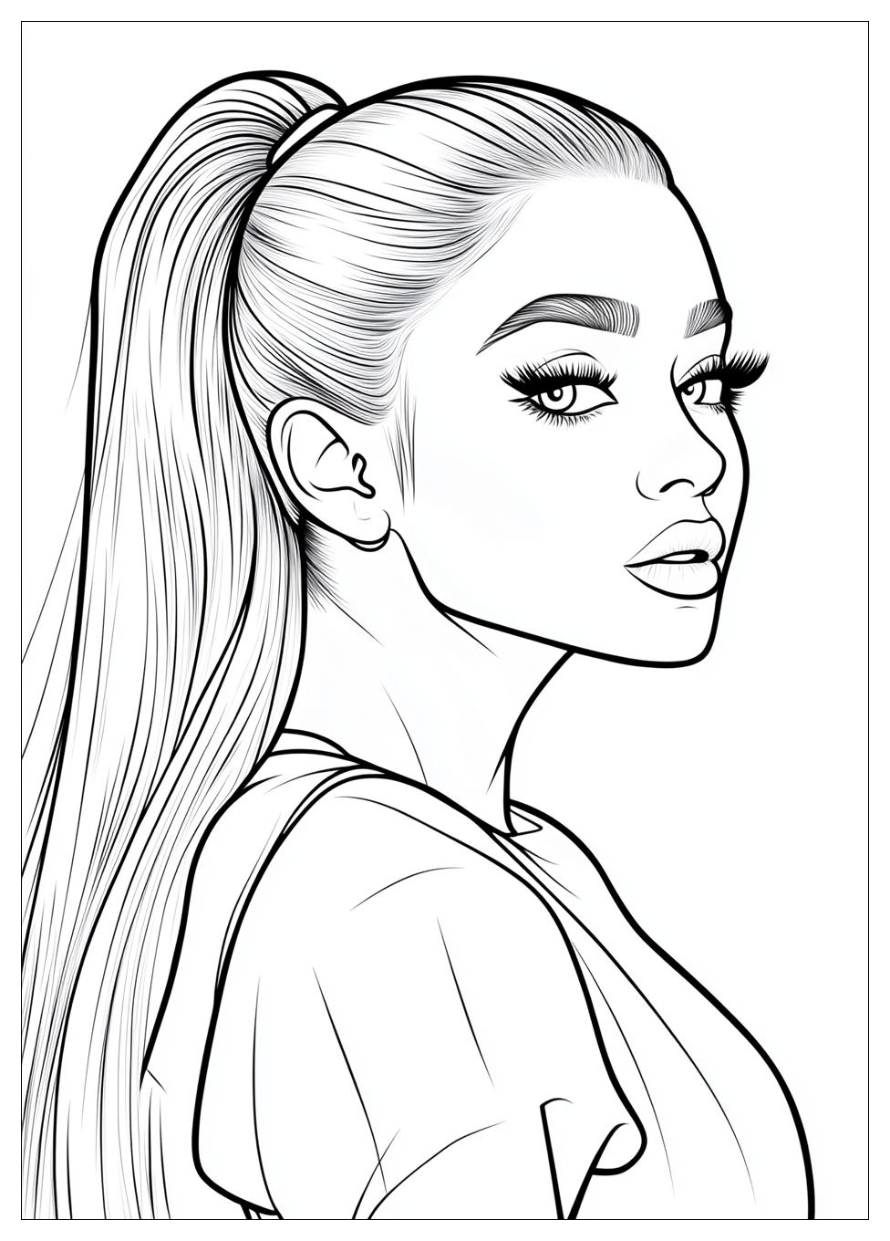 Kolorowanki Do Druku Ariana Grande 14