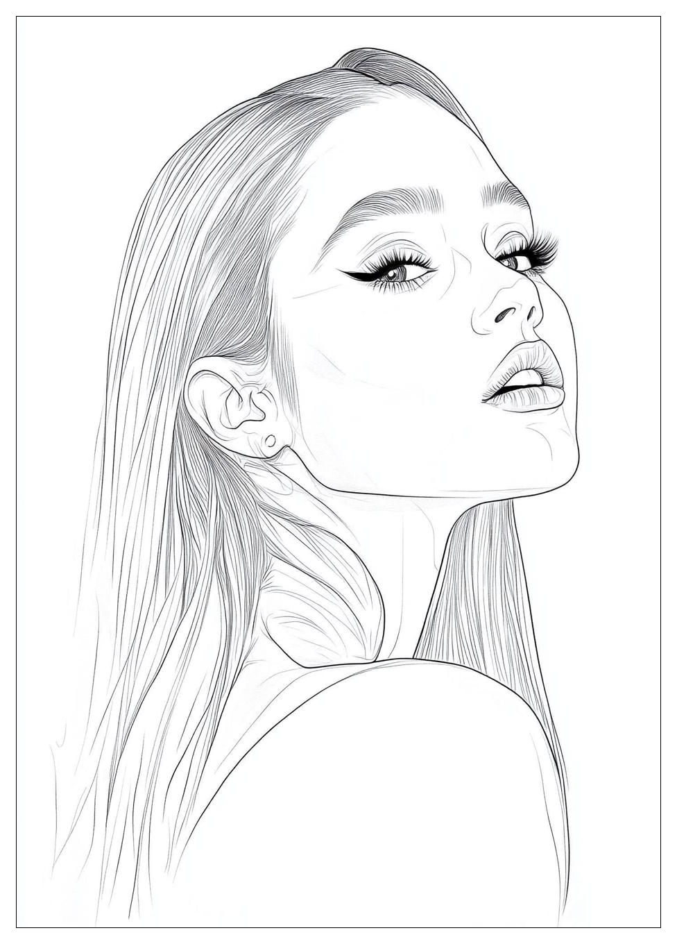Kolorowanki Do Druku Ariana Grande 17