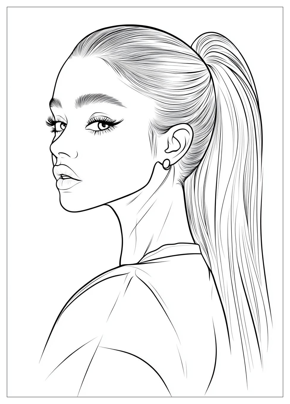 Kolorowanki Do Druku Ariana Grande 3