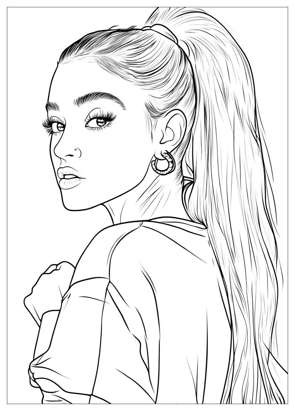 Kolorowanki Do Druku Ariana Grande 6