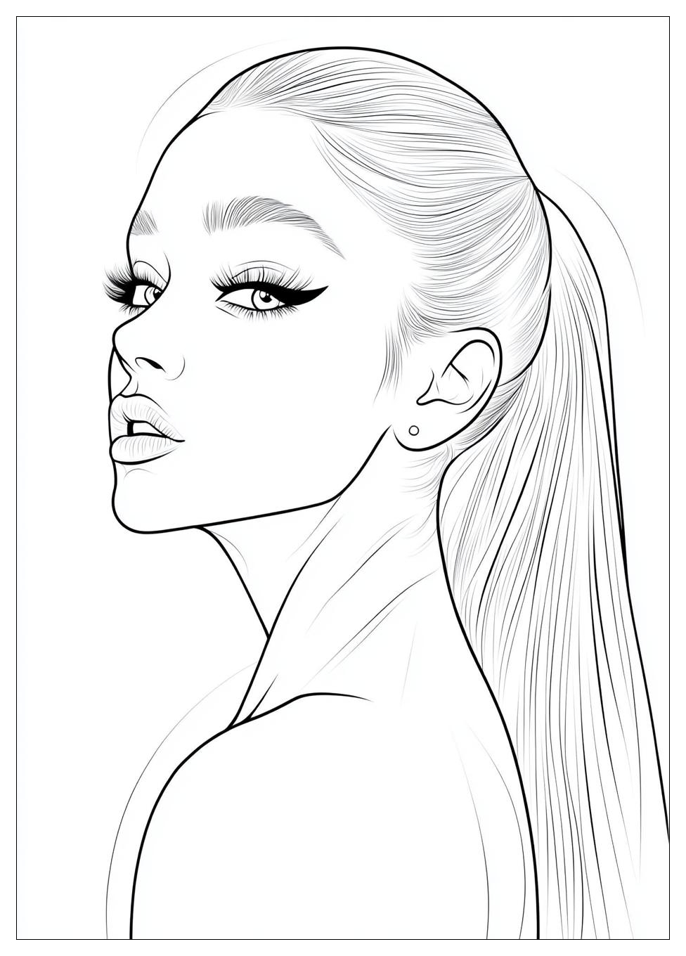 Kolorowanki Do Druku Ariana Grande 7