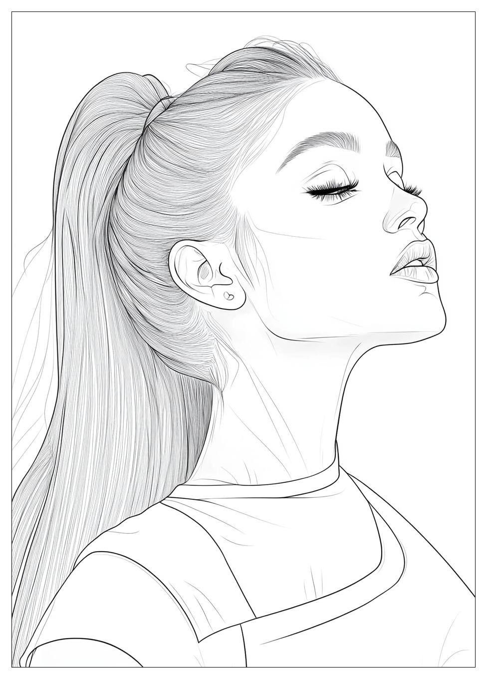 Kolorowanki Do Druku Ariana Grande 8