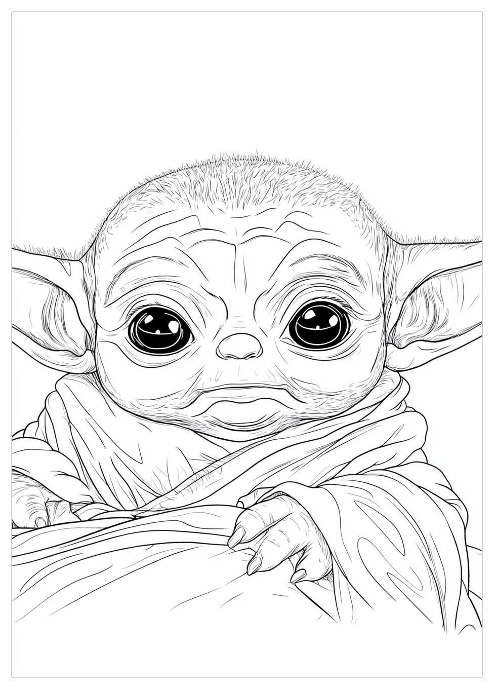 Kolorowanki Do Druku Baby Yoda 22