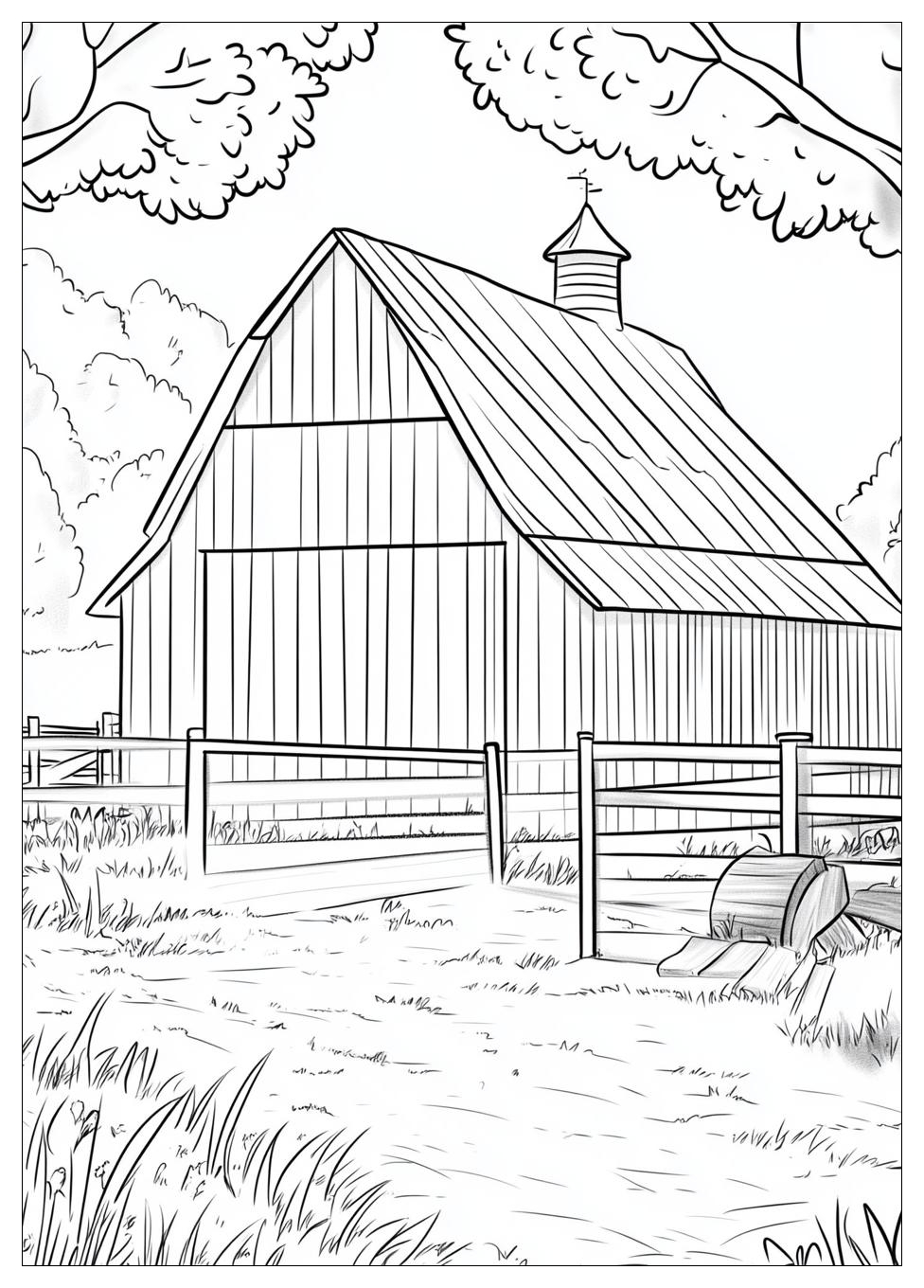 Kolorowanki Do Druku Barn 1