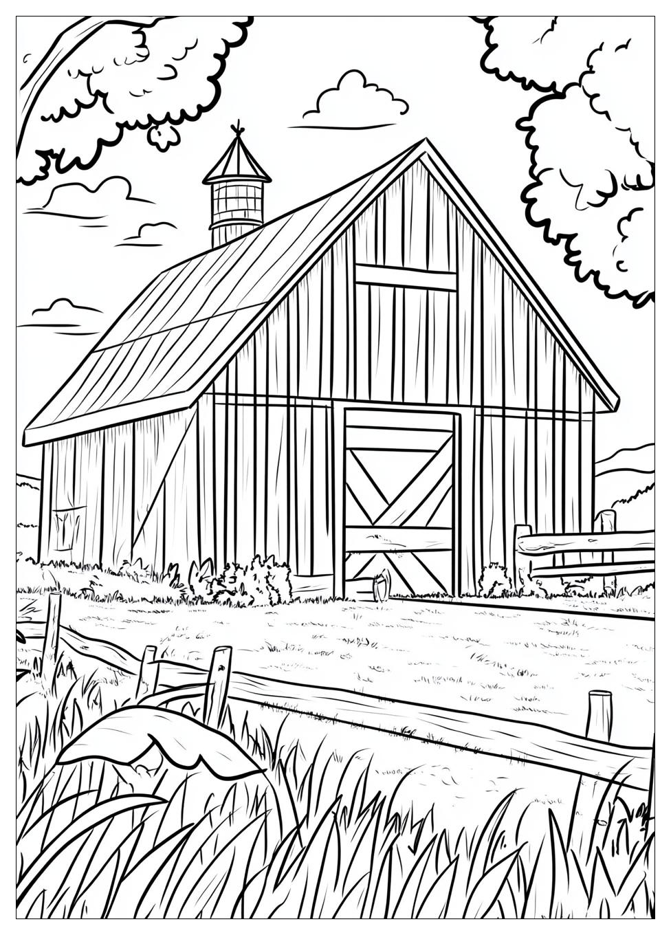 Kolorowanki Do Druku Barn 12