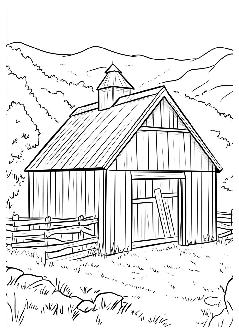 Kolorowanki Do Druku Barn 5