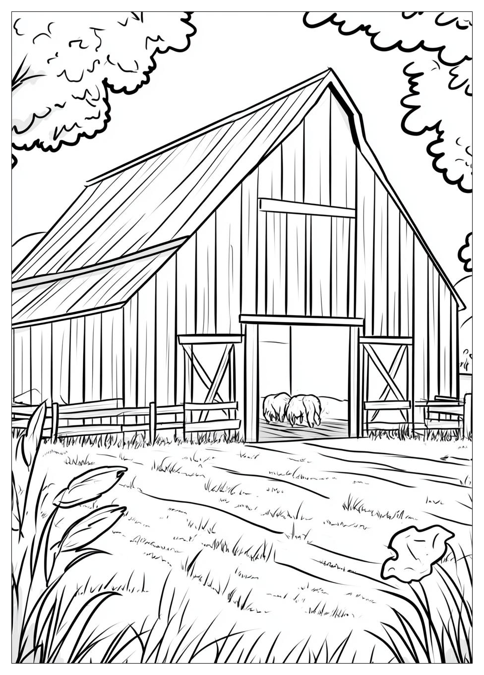 Kolorowanki Do Druku Barn 6