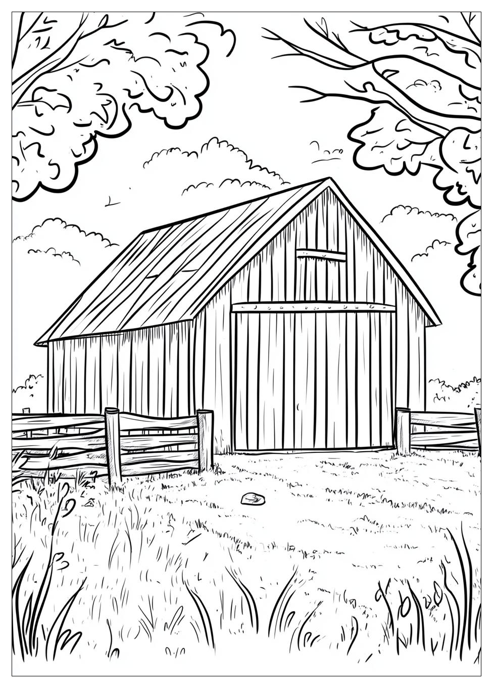 Kolorowanki Do Druku Barn 7