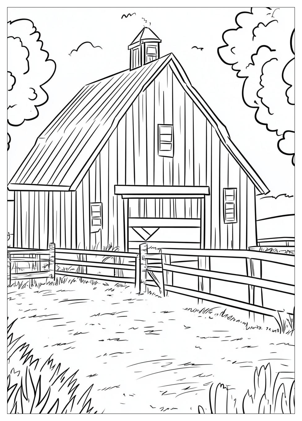 Kolorowanki Do Druku Barn 9