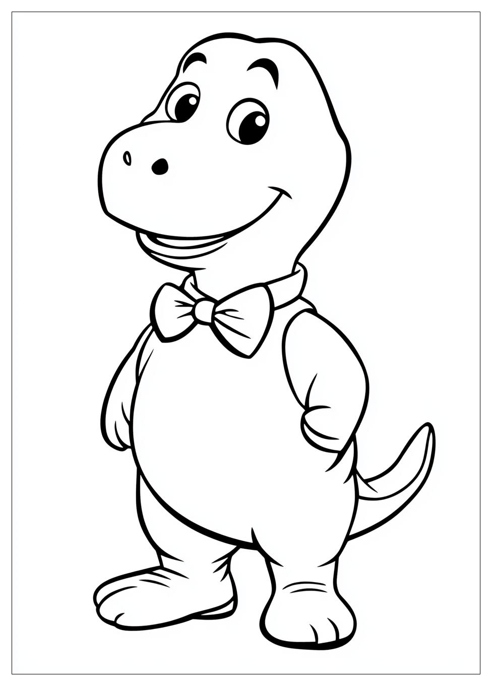 Kolorowanki Do Druku Barney 10