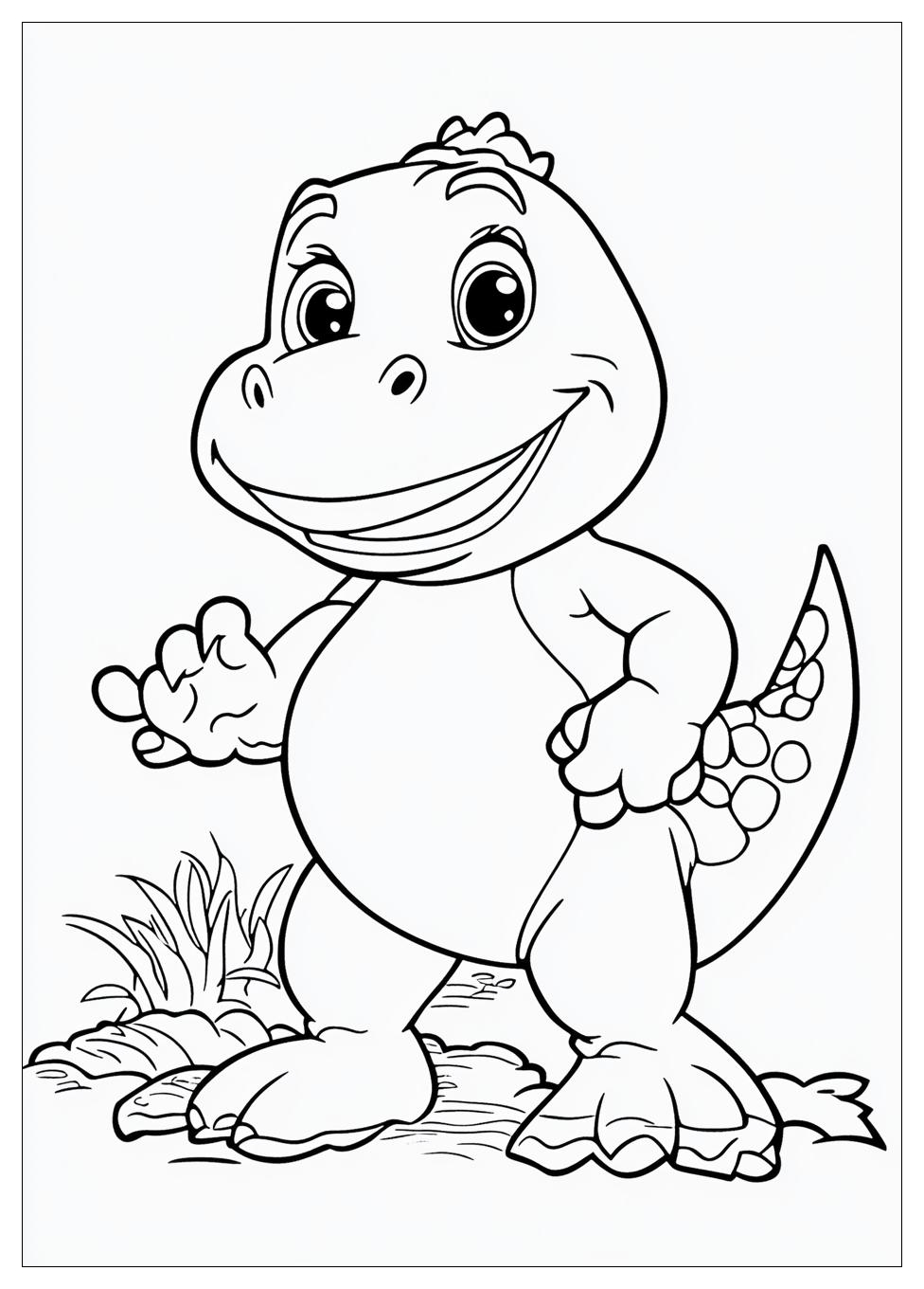 Kolorowanki Do Druku Barney 11
