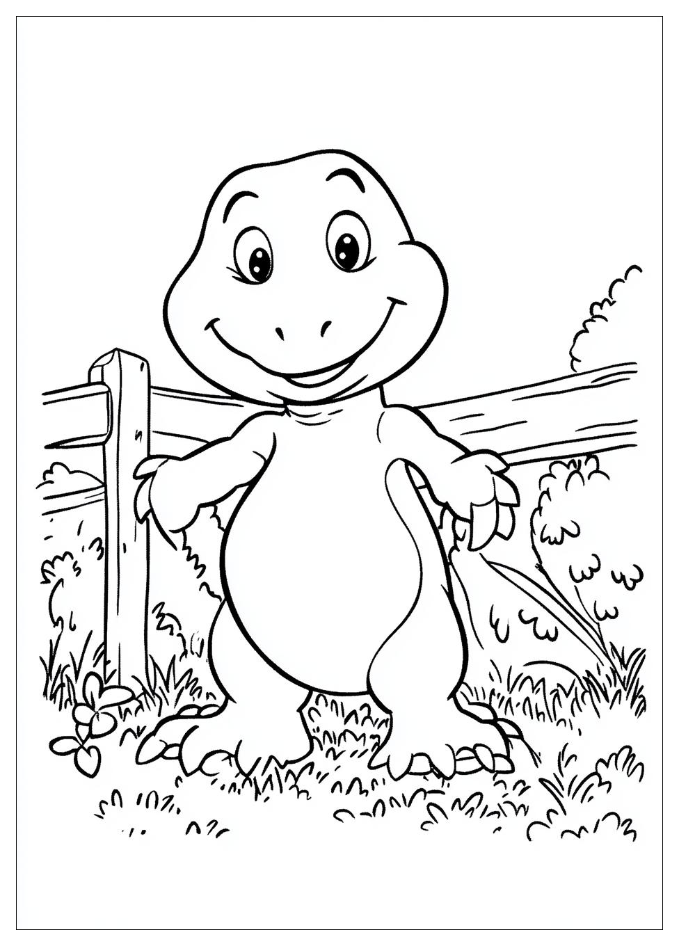 Kolorowanki Do Druku Barney 13