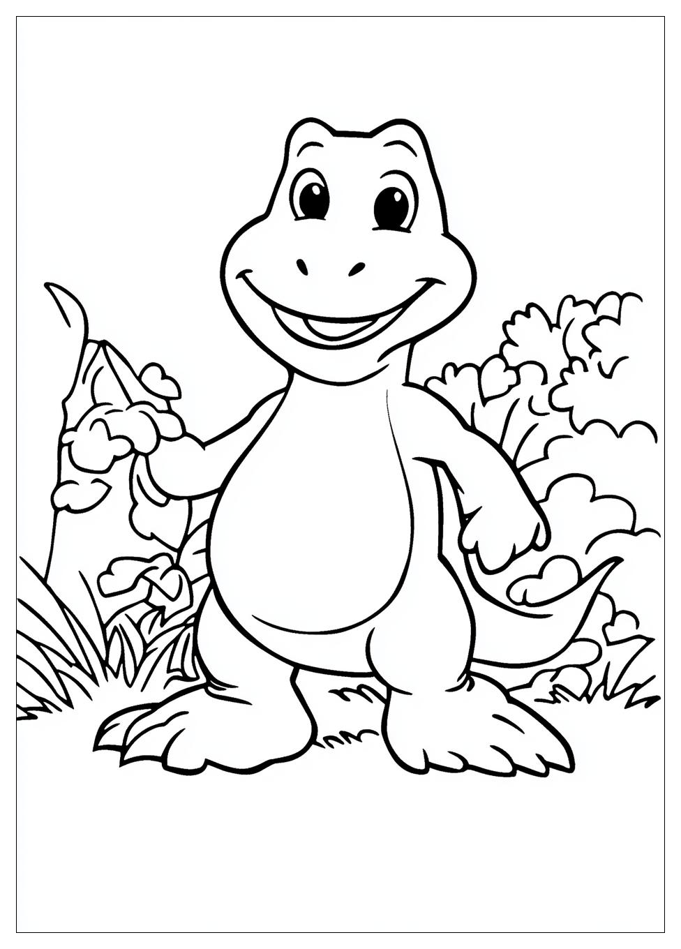 Kolorowanki Do Druku Barney 16
