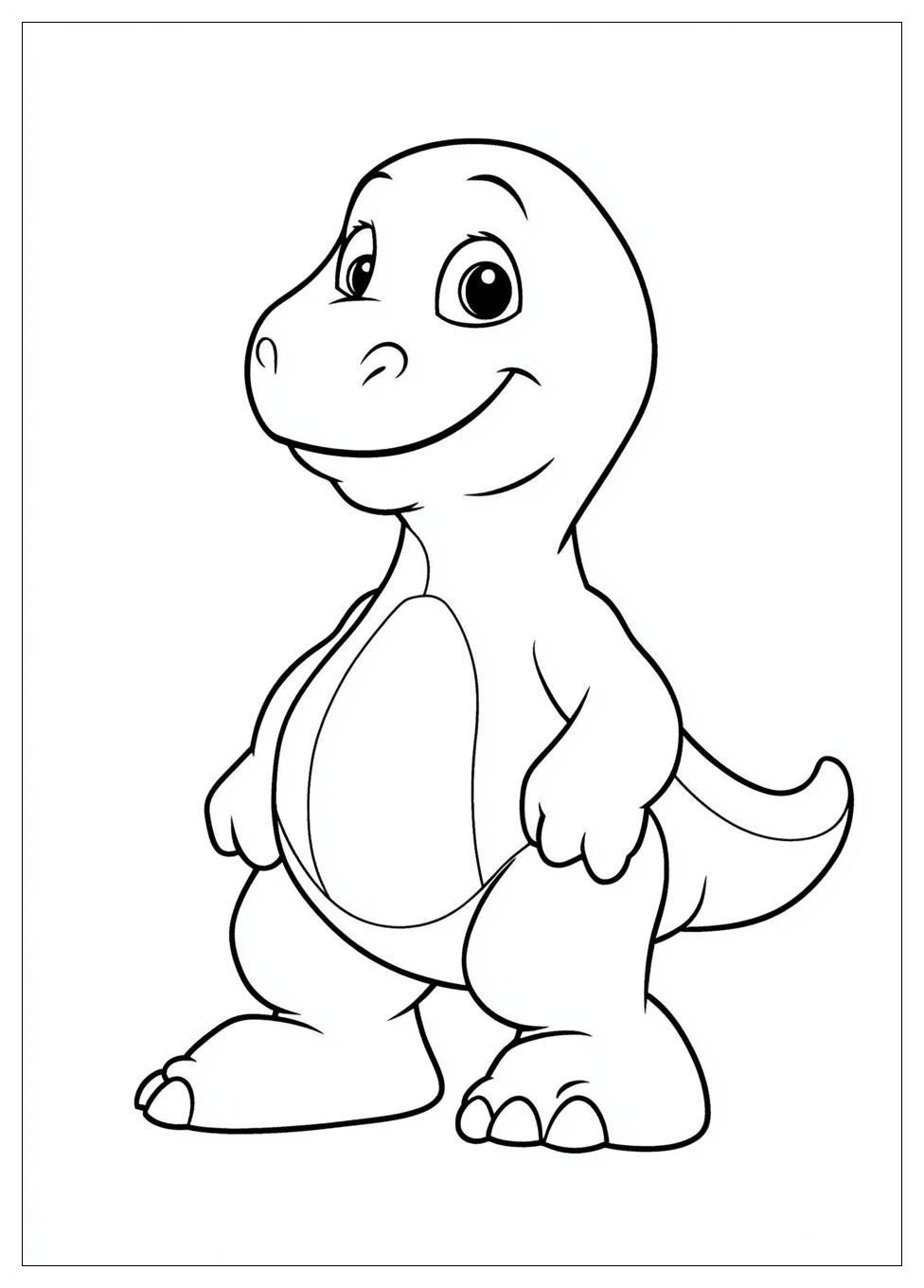 Kolorowanki Do Druku Barney 2
