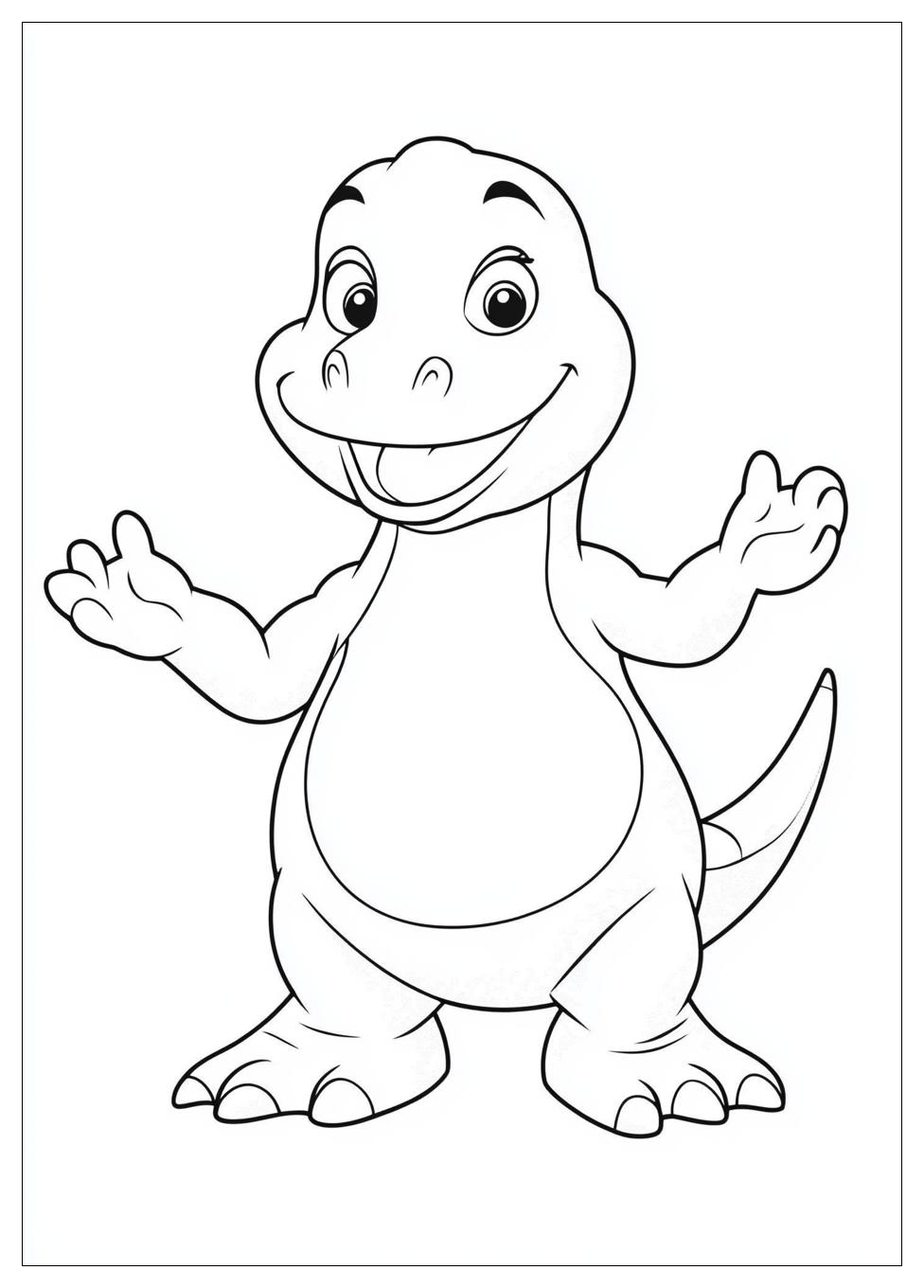 Kolorowanki Do Druku Barney 23