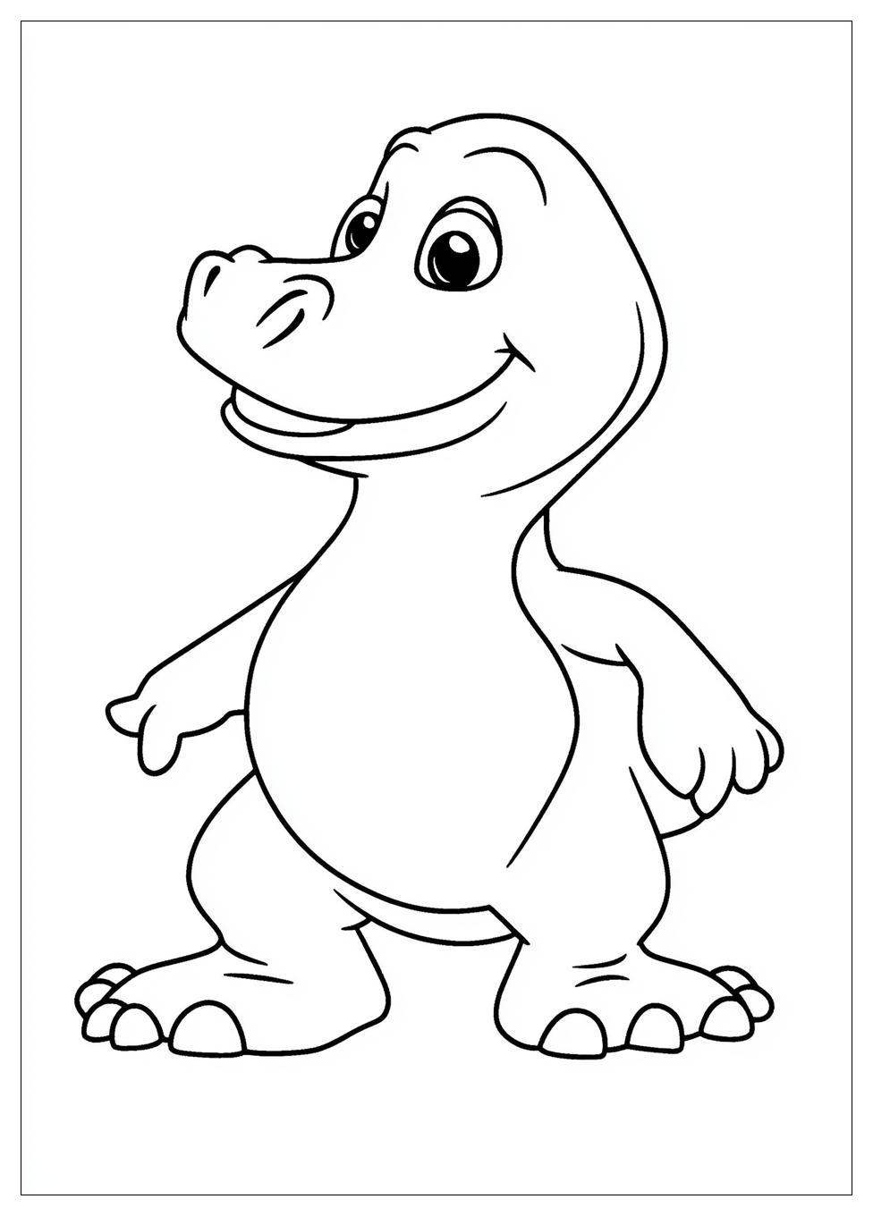 Kolorowanki Do Druku Barney 4