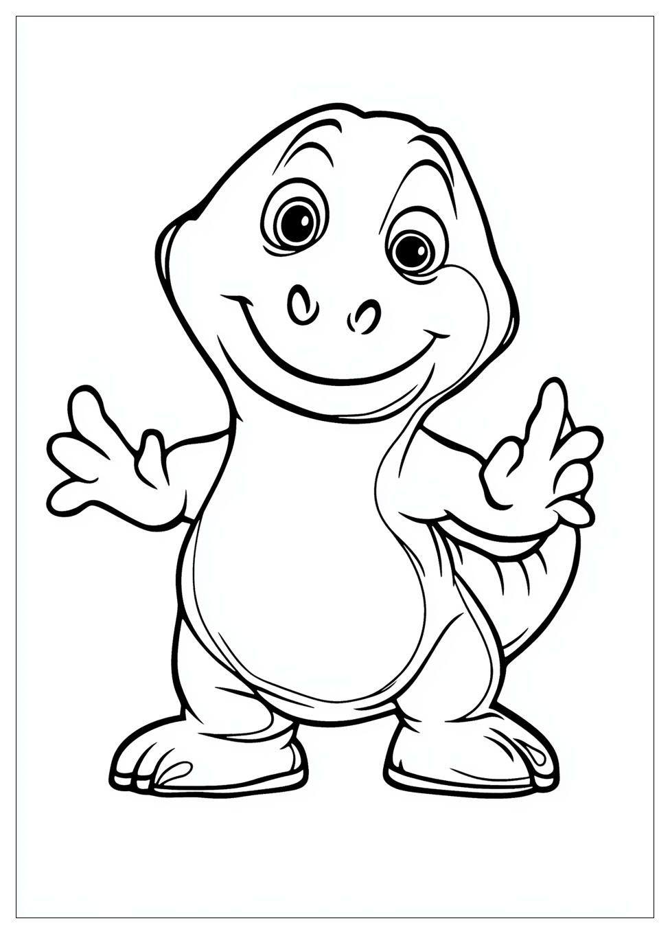 Kolorowanki Do Druku Barney 6