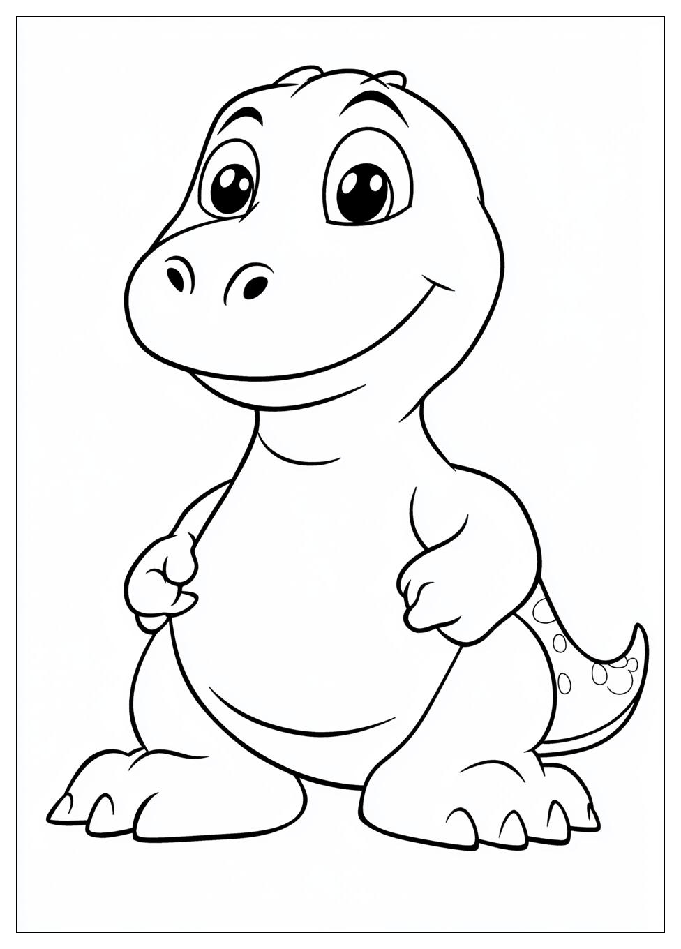 Kolorowanki Do Druku Barney 8