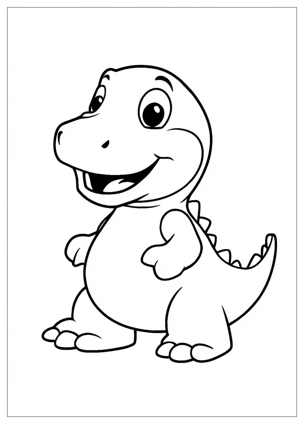 Kolorowanki Do Druku Barney 9