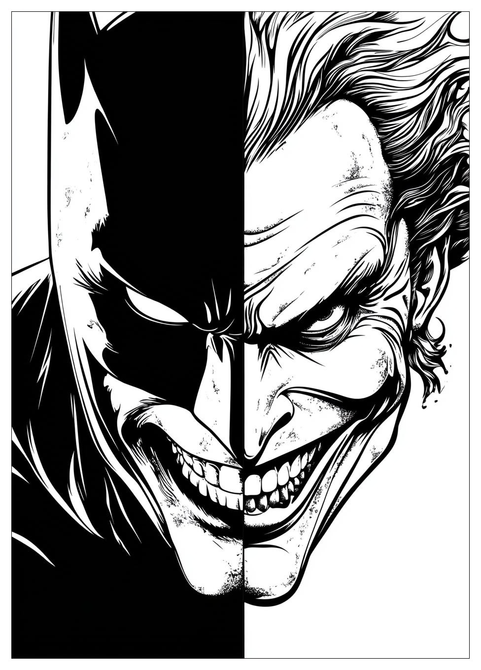 Kolorowanki Do Druku Batman I Joker 12