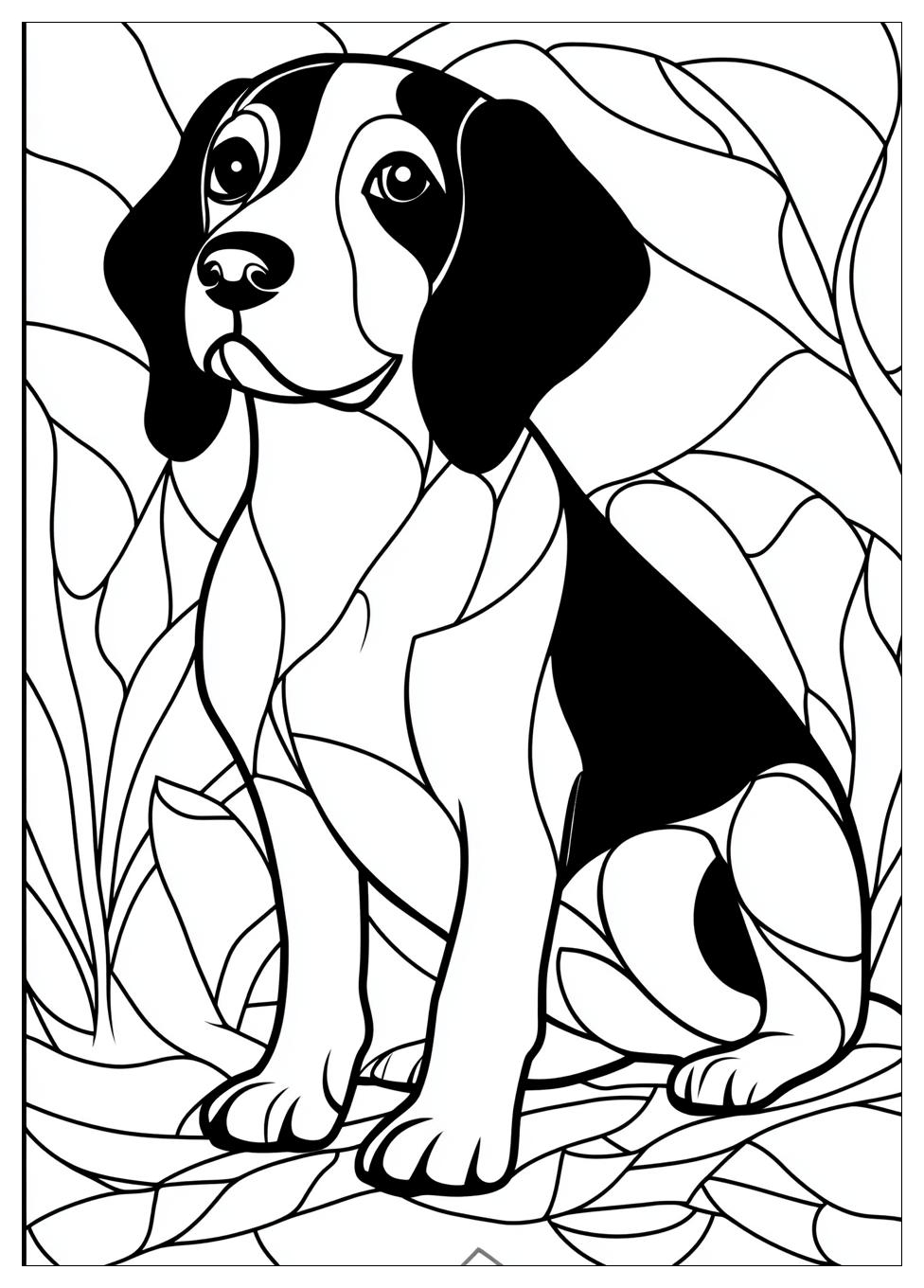 Kolorowanki Do Druku Beagle 1