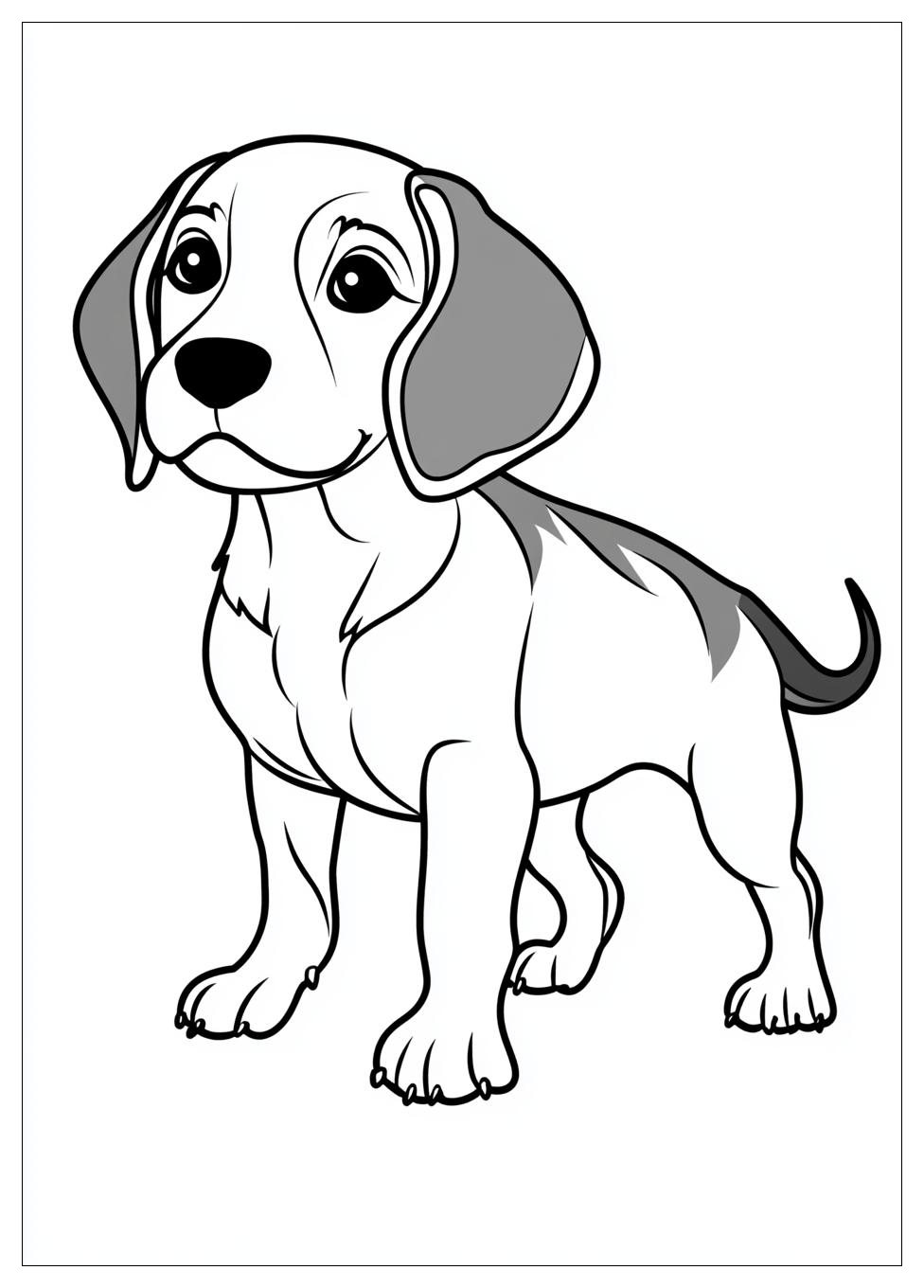 Kolorowanki Do Druku Beagle 12